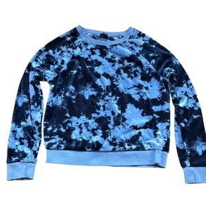 Art Class Blue and light blue Tie-Dye Top